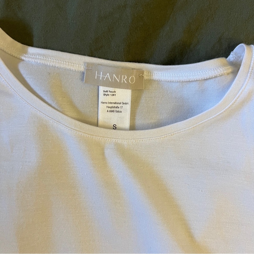 Hanro Soft Touch Sleeveless Tank Top - Size S (EUC) - Picture 3 of 6